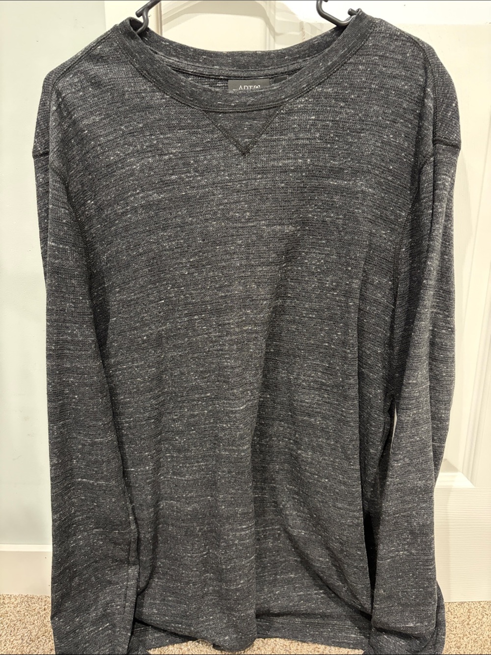 Apt. 9 Men's Heather Charcoal Crewneck Sweatshirt